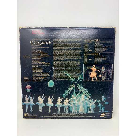 Laserdisc Don Quixote Ballet Kitri's‎ Wedding American Ballet Theatre SM078-0011 - Picture 14 of 14
